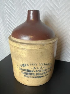 Vintage Antik Whiskey Bourbon Krug Kentucky Thixton Rarität Bar Man Cave Owensboro - Bild 1 von 10