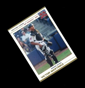 2002 Top Prospect Card VICTOR MARTINEZ ROOKIE RC! Akron Aeros INDIANS STAR - Picture 1 of 1