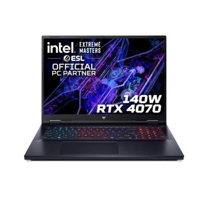 Acer Predator Helios Neo 18 18'' i7-14700HX 1TB RTX 4070 Black Gaming Laptop - Image 1 of 2