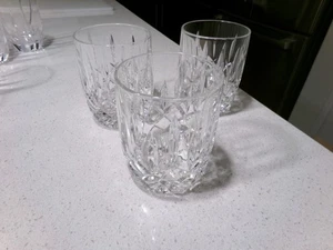 GORHAM LADY ANNE LOT OF 3 DOUBLE OLD FASHIONED GLASSES TUMBLERS - Picture 1 of 5