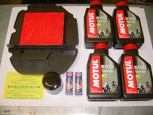 KIT TAGLIANDO MOTUL 5100 10W-40 HONDA XLV VARADERO 1000 ANNO 99-02 - Imagen 1 de 1