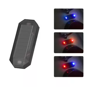 Luz flash estroboscópica de advertencia de alarma solar falsa LED para automóvil accesorios para automóviles - Imagen 1 de 11