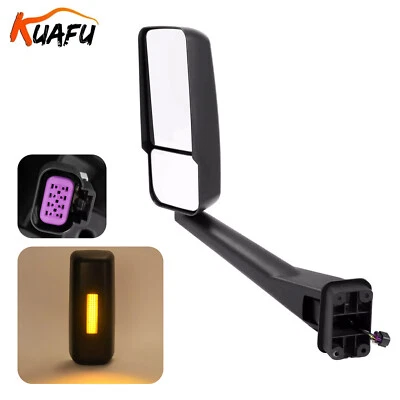 Driver Side Door Mirror For GMC Chevy Kodiak C4500 C5500 2003-09 Power Heated Foto 1 de 4