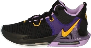 Size Men's 9.5/Women's 11- Nike LeBron Witness 7 Lakers, purple/gold/black - Picture 1 of 5