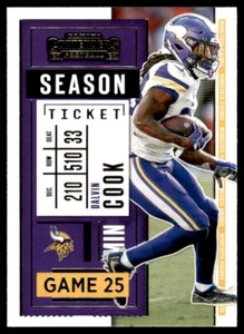 2020 Panini Contenders Dalvin Cook Minnesota Vikings #45 Base Card - Picture 1 of 2