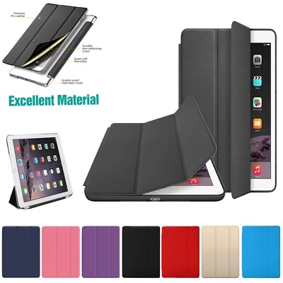 Smart Leather Case Cover for Apple iPad 2 3 4th Gen 2012 with Auto Sleep/Wake - Image 1 of 4