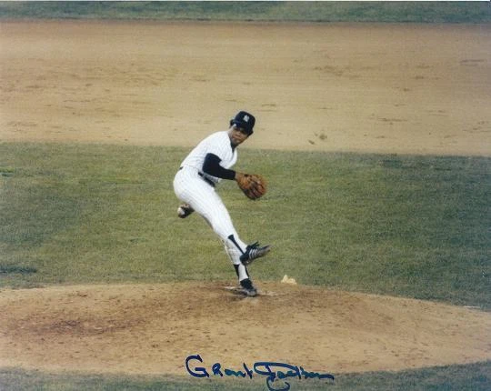GRANT JACKSON Autographed Signed 8 x 10 Baseball Photo New York Yankees COA - Image 1 of 1