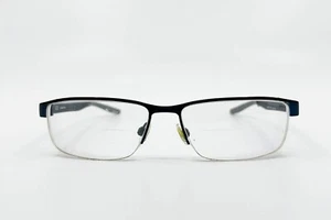 Nike 8138 405 Eyeglasses Frames Blue Half Rim 56-16-140  1026 - Picture 1 of 8