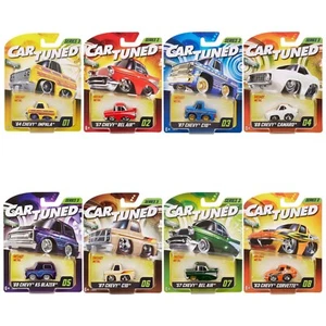 8 Pack MGA ENTERTAINMENT 1:64 CAR TUNED SERIES 3 CHEVY Diecast Metal - New - Picture 1 of 17