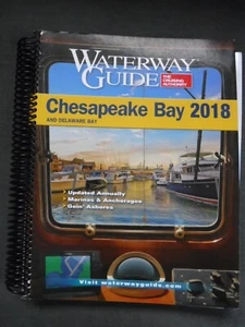 Waterway Guide, Chesapeake & Delaware Bay, 2018, spiralgebunden Trade PB, sehr guter Zustand - Bild 1 von 10