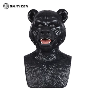 SMITIZEN Fake Bear Silicone Mask Real Animal  Fierce Monster Masken  - Picture 1 of 11