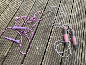 Plastic Skipping Rope Bundle + Bag X2 - Picture 1 of 5