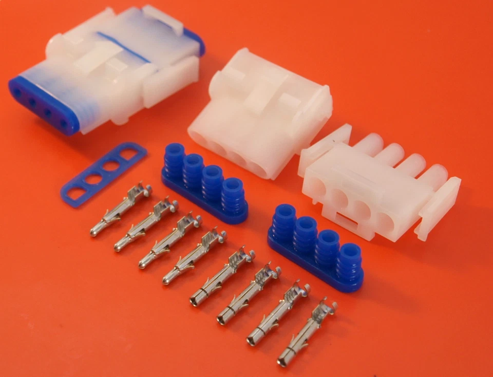 4 Way Sealed Splash Proof Mate N Lok Electrical Wiring Multi Connector  - Image 1 of 1