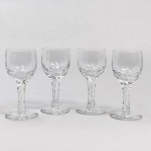 "Juego de 4 vasos de aperitivo vintage con tallo de 3 1/4"" con tallos festoneados" - Imagen 1 de 4