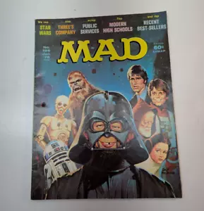 MAD MAGAZINE #196 January 1978 Star Wars Three’s Company Jack Rickard - Picture 1 of 8