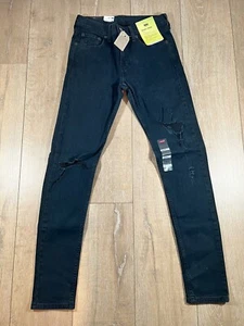 Levi's Skinny Taper Flex Jeans Black Sizxe 30 x 32 NWT - Picture 1 of 6