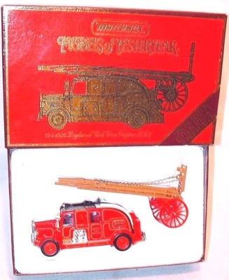 Matchbox 1:50 Models Of Yesteryear LEYLAND CUB FIRE ENGINE 1936 YS-9 Car MIB`89! - Image 1 of 4