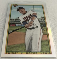 2019 Bowman Chrome Baseball Royce Lewis Minnesota Twins '90 Bowman Refractor