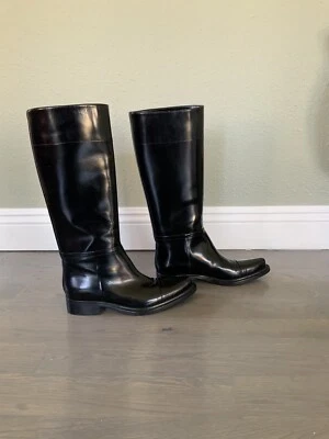 Prada boots women 35.5, BRAND NEW Patent Leather, FREE US shipping - Image 1 of 4