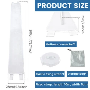 Bed Bridge Connector Polyester Double Bed Mat Connector Stable Bed Mat suxHx - Picture 1 of 11