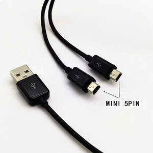 Cable divisor mini USB doble alimenta hasta dos dispositivos mini USB a la vez 1M 3FT - Imagen 1 de 6