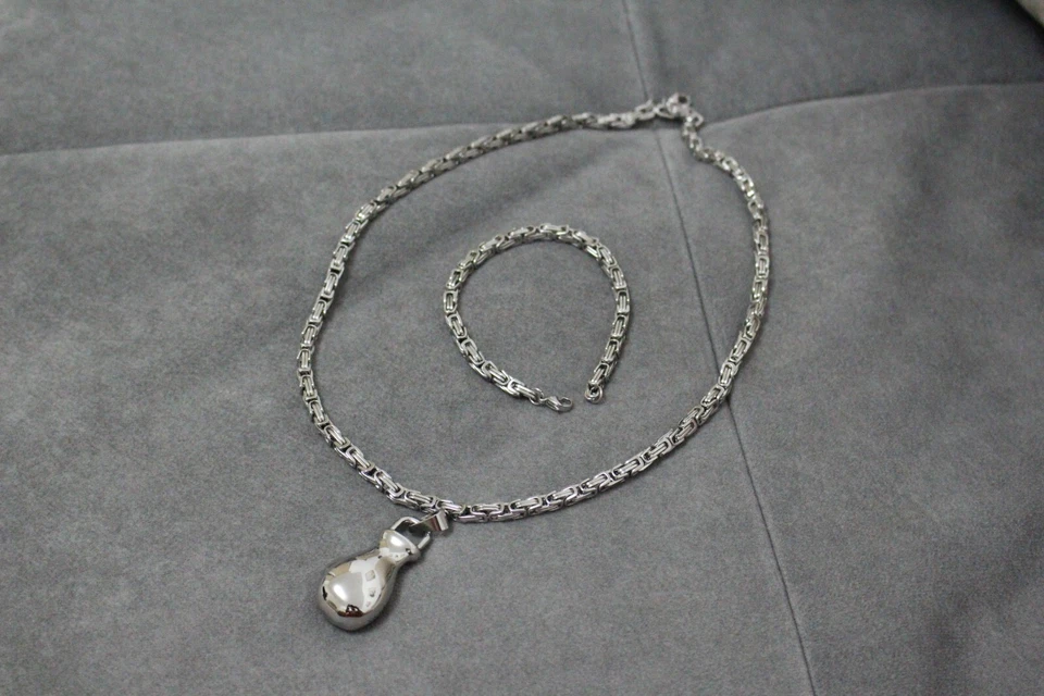 Edelstahl Löwenkopfkette Kette Halskette Löwenkopf Königskette Armband 5mm - Bild 1 von 1