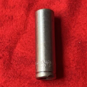 MASTER CRAFT PRO CR-V DEEP SOCKET, 10MM, 1/4” DRIVE, 6 POINT (t44) - Picture 1 of 6