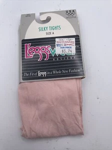 Vintage 90er..LEGGS..SEIDIG..STRUMPFHOSE SPANDEX..NEU..USA..ROSA..NEU..gr. A 031 03101 - Bild 1 von 3