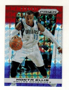 2013-14 Panini Prizm Monta Ellis RWB Prizms #11 Dallas Mavs Mavericks Warriors