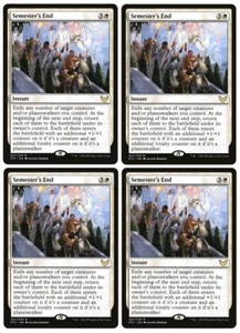 MTG - Playset of 4 x Semester's End - Rare Instant - Strixhaven (STX) - M/NM - Picture 1 of 1