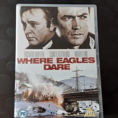 Where Eagles Dare (DVD, 1968) Clint Eastwood  Richard Burton - Image 1 of 2