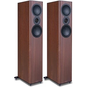 Mission QX-3 MKII Speakers - Pair Walnut Floorstanding Loudspeakers Tall Tower - Picture 1 of 9