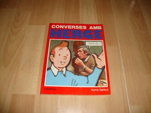 CONVERSES AMB HERGE TINTIN I JO LIBRO 1ª PRIMERA EDICIO 1986 NUEVO EN CATALAN - Imagen 1 de 3