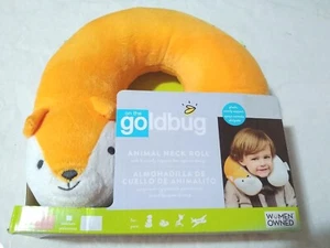 Child Size Goldbug fox animal neck roll pillow - Picture 1 of 4