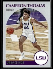 2021-22 Panini Chronicles Draft Picks #65 Cameron Thomas / Hoops Retro  BK01R01C