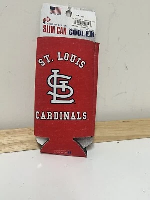 Nuevo en paquete Enfriador de latas de béisbol de los Cardenales de San Luis Koozie 2 lados H4 Foto 1 de 4