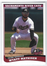2022 Sacramento River Cats (Triple A-San Francisco Giants) Wyatt Mathisen