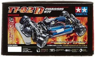Tamiya 1/10 Electric RC Car Series No.584 TT-02D Drift Spec Chassis Kit 58584 - Image 1 of 4