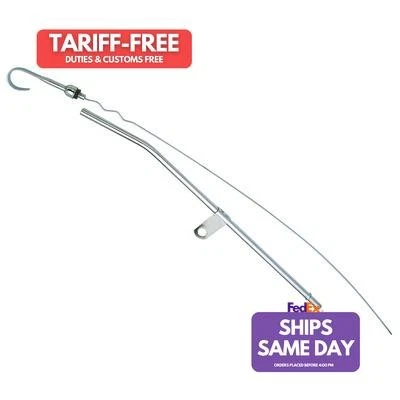 Trans-Dapt 9225, One Chrome Steel 383/440 Mopar Oil Dipsti Performance Parts - Image 1 of 4