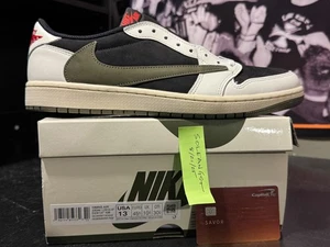 Travis Scott Jordan 1 Retro Low OG SP Olive DZ4137-106 Größe 13 W Größe 11,5 Herren - Bild 1 von 6