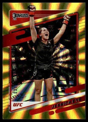 2022 Donruss Gold Laser Jessica Eye 03/10 #185 - Image 1 of 2