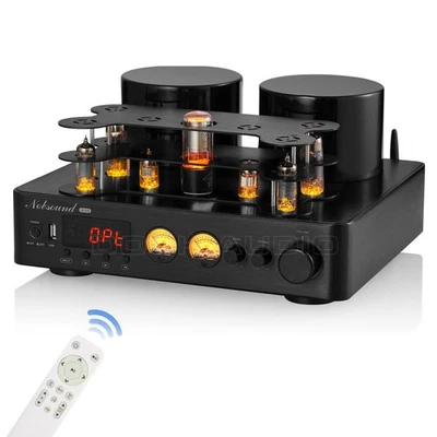 Nobsound HiFi Bluetooth 5.0 Tube Pre-Main Amplifier COAX OPT USB - Image 1 of 4