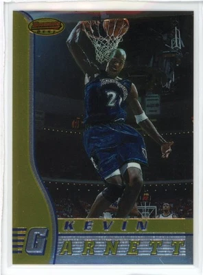 1996-97 Bowman's Best Basketball #42 Kevin Garnett casi nuevo-como nuevo Timberwolves Foto 1 de 2