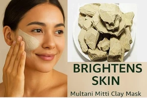 Organic Pure Multani Mitti (Fuller's Earth) Whole for All Skin Face Pack Clay - Picture 1 of 9