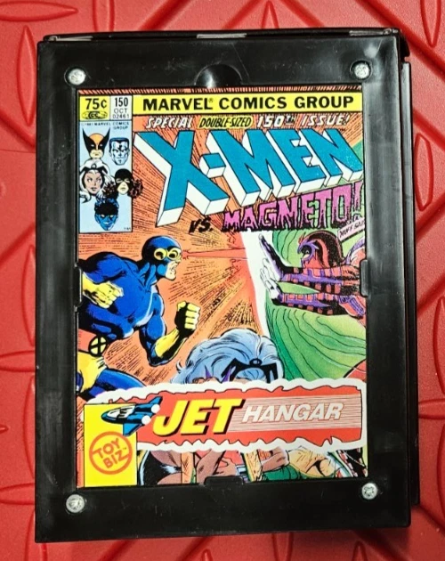Juego de cómics de bolsillo ToyBiz Marvel X-Men vs. Magneto Jet Hangar 1994 vintage Foto 1 de 4