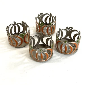 Mini Candelabro Calabaza Bath and Body Works LOTE DE 4 Metal Votivo Otoño - Imagen 1 de 7