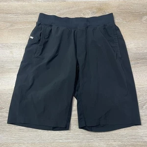 Lululemon Shorts Herren Medium schwarz elastischer Bund Reißverschlusstasche Stretch sportlich - Bild 1 von 3