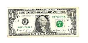 1988-A $1. DOLLAR NOTE FROM NEW YORK # (67325488), # GO'S FROM 2-8 , SEE IT. - Picture 1 of 2