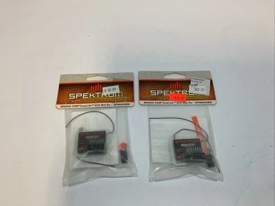 Lot of 2 Spektrum BR6000 DSM DuaLink 6CH Bot Rx R/C Airplane Receivers - Image 1 of 4