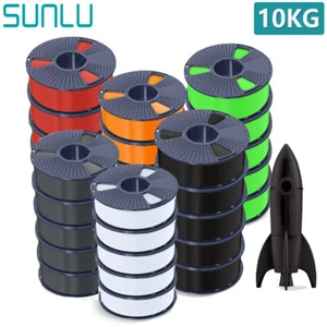 SUNLU 10KG PLA PLA+2.0 Meta SILK PETG ABS 3D Printer Filament 1.75mm 1KG/ROLL - Picture 1 of 86